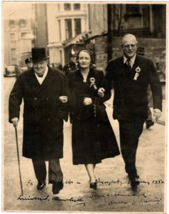 Winston, Randolph, and June Churchill