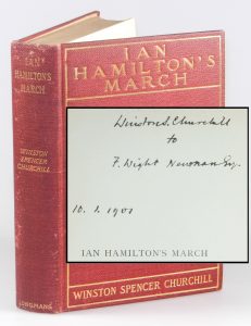 Inscribed copy of Ian Hamilton's March