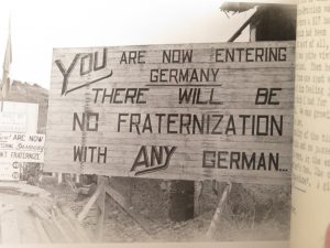 Sign at German border