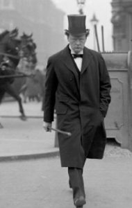 Churchill in top hat