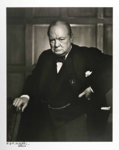 Karsh photo of Churchill