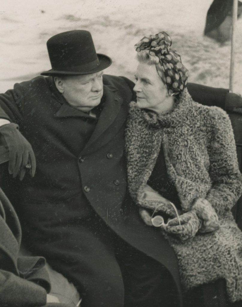 Photo of Winston and Clementine Churchill