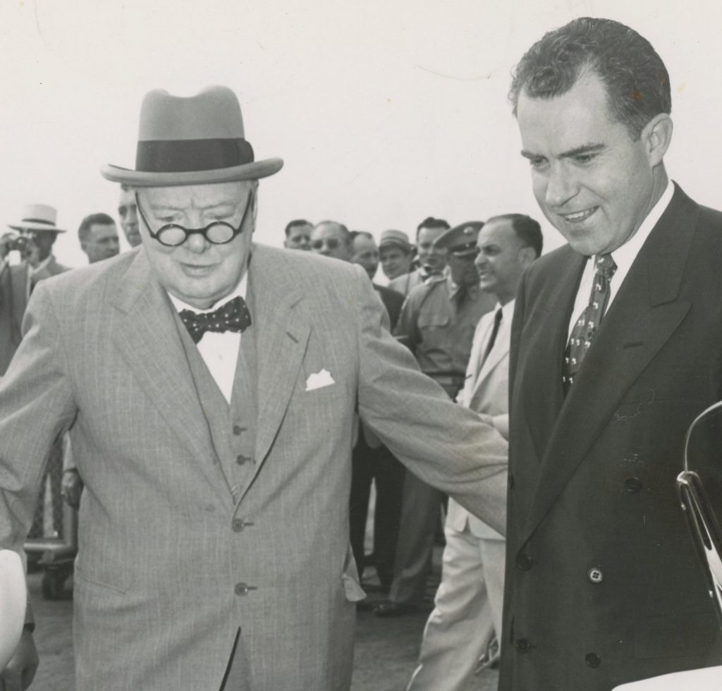 Photo of Churchill with Nixon