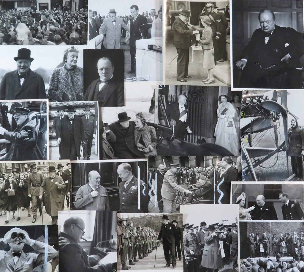 Press photos of Winston Churchill